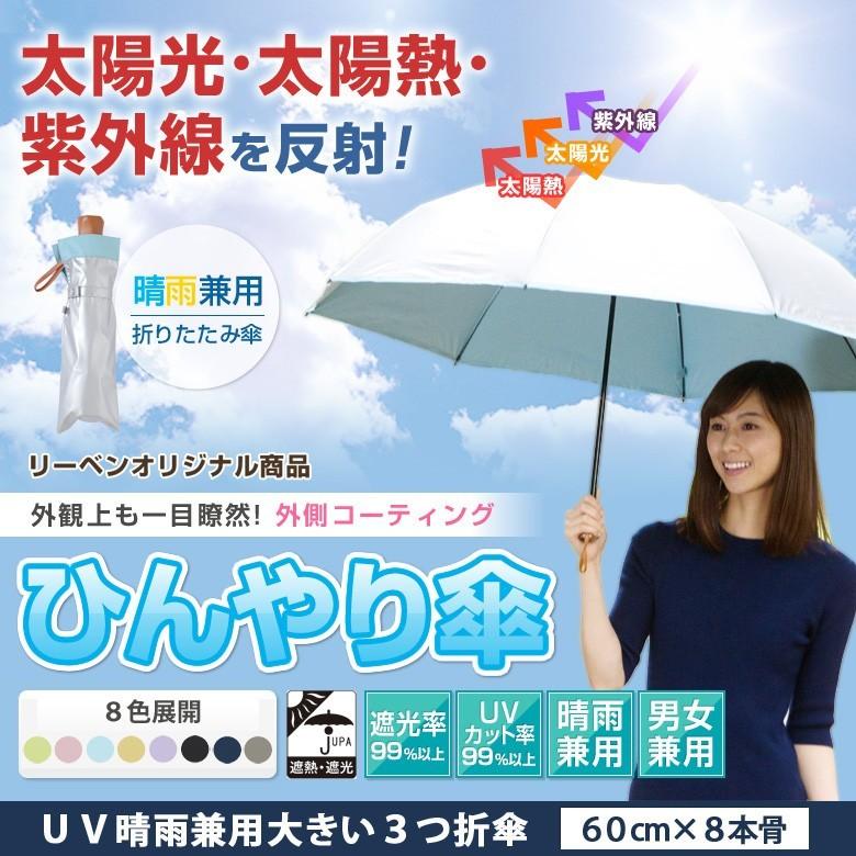 アウトレット品 日傘 メンズ レディース 大きい 折りたたみ傘 晴雨兼用 遮光 Uvカット Lieben 0585 遮熱