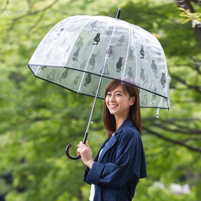 ビニール傘 ネコ柄 ドーム型 66cm 8本骨 おしゃれ 雨傘 バードゲージ レディース Lieben 0636bk 0636bk リーベン Yahoo 店 通販 Yahoo ショッピング