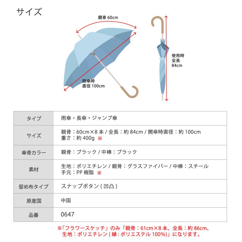 Lieben（リーベン） ビニール傘 レディース 60cm おしゃれ 北欧