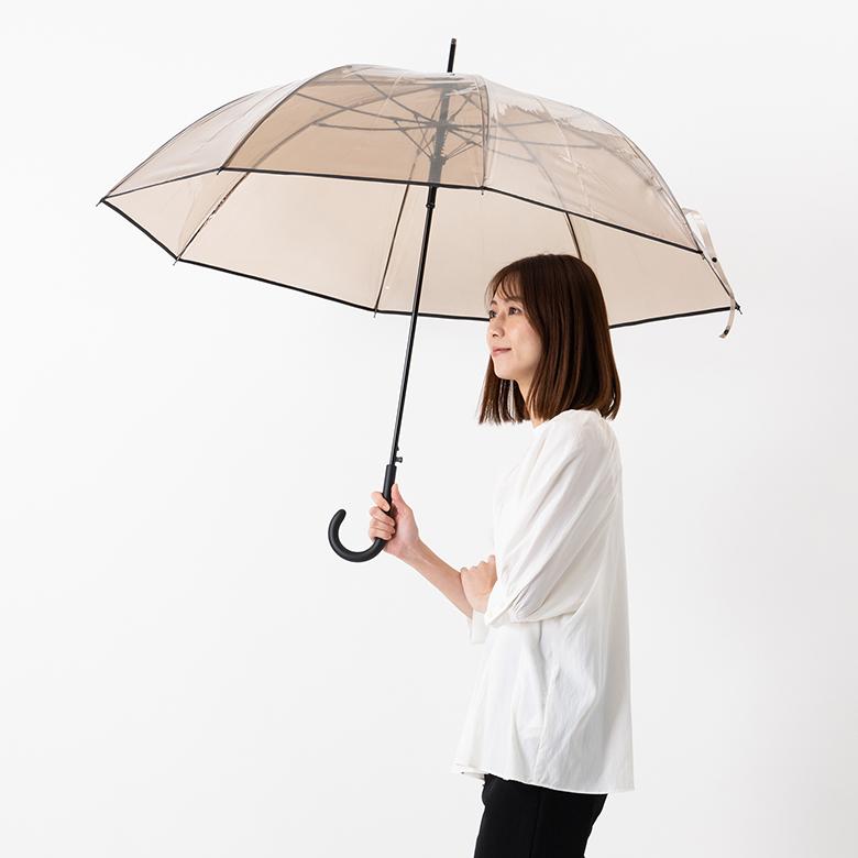 ディスプレイ用　巨大ビニール傘　ワイド１７６ｃｍ Lieben（リーベン） ビニール傘 65cm 大きい ジャンプ傘 ワンタッチ