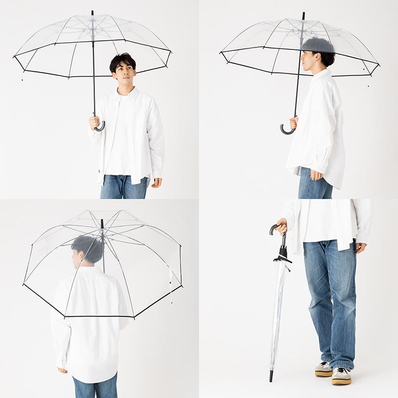 Lieben（リーベン） ビニール傘 75cm 大きい メンズ ワンタッチ