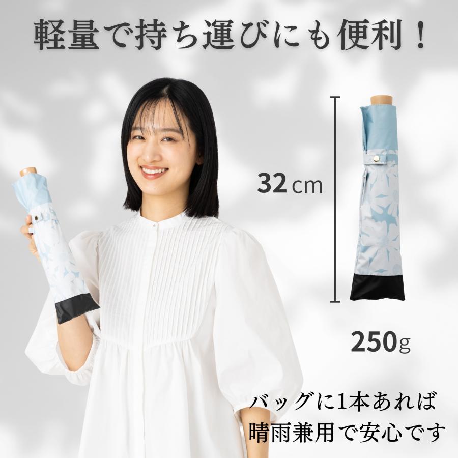 日傘 折りたたみ ＵＶ遮熱遮光折傘 晴雨兼用 50cm 紫外線対策 レディース ひんやり傘 クールプラス リーベン 0701 | Lieben | 19