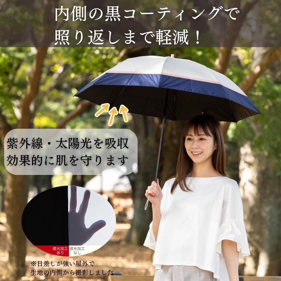 Lieben（リーベン） 日傘 折りたたみ 50cm×8本骨 UV遮熱遮光折傘