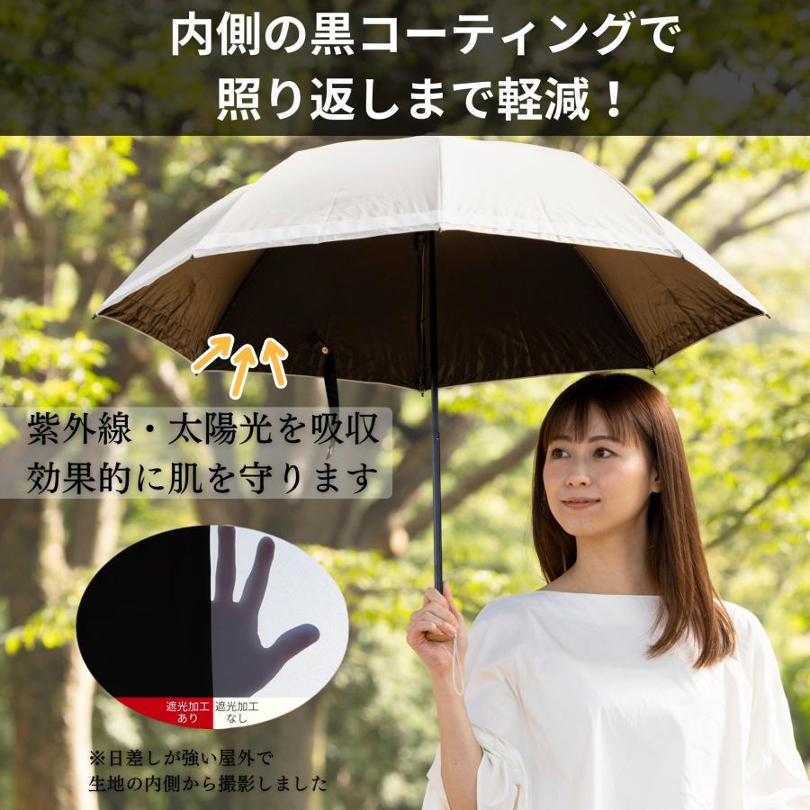 Lieben（リーベン） 日傘 折りたたみ 晴雨兼用 レディース リボン付き