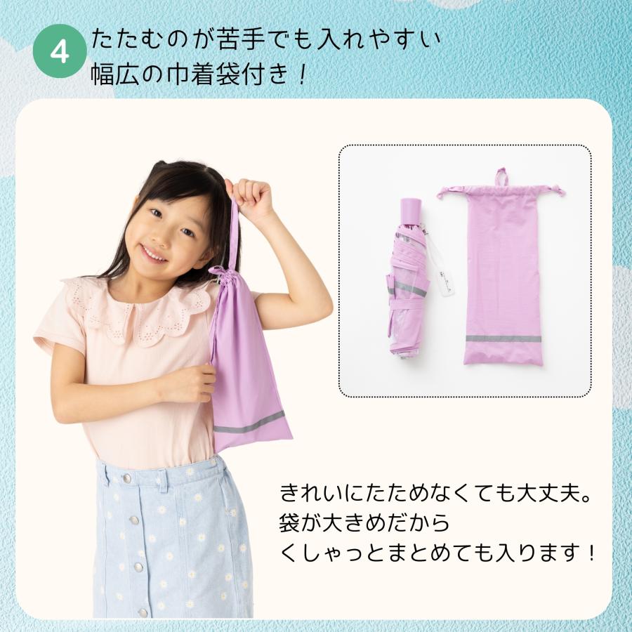 Lieben（リーベン） 傘 子供 キッズ 折りたたみ 55cm 卒園記念品 透明