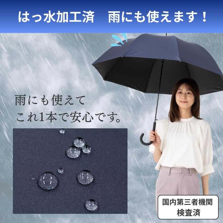 Lieben（リーベン） 日傘 UV遮熱遮光ジャンプ傘 60cm×8本骨 無地