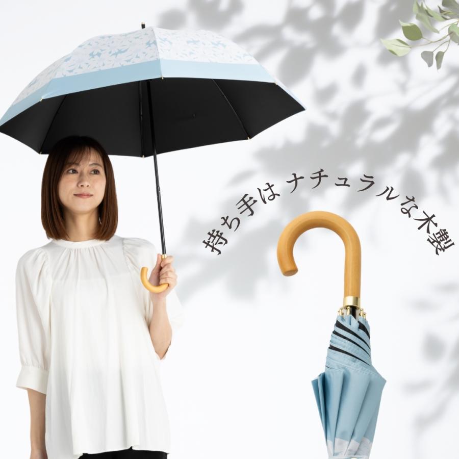 日傘 ショート傘 50cm×8本骨 ＵＶ遮熱遮光コンパクト長傘 晴雨兼用 レディース 女性用 クールプラス ギフト LIEBEN-1701 | Lieben | 20