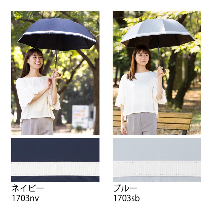 Lieben（リーベン） 日傘 コンパクト長傘 晴雨兼用 レディース リボン