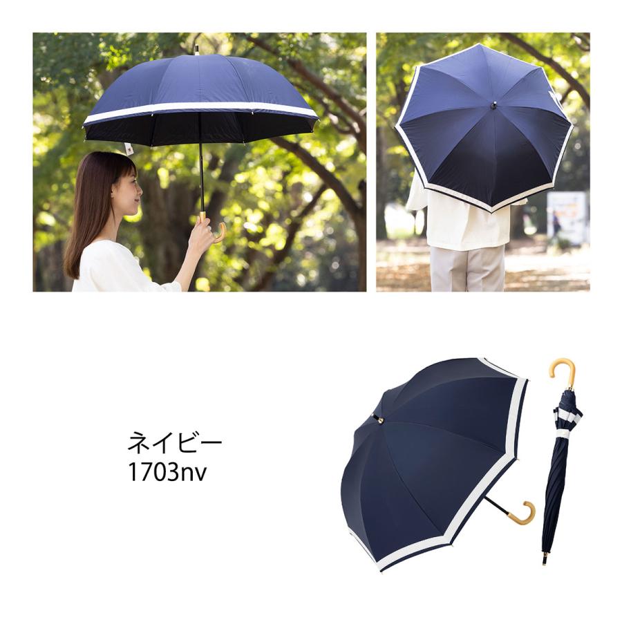 Lieben（リーベン） 日傘 コンパクト長傘 晴雨兼用 レディース リボン