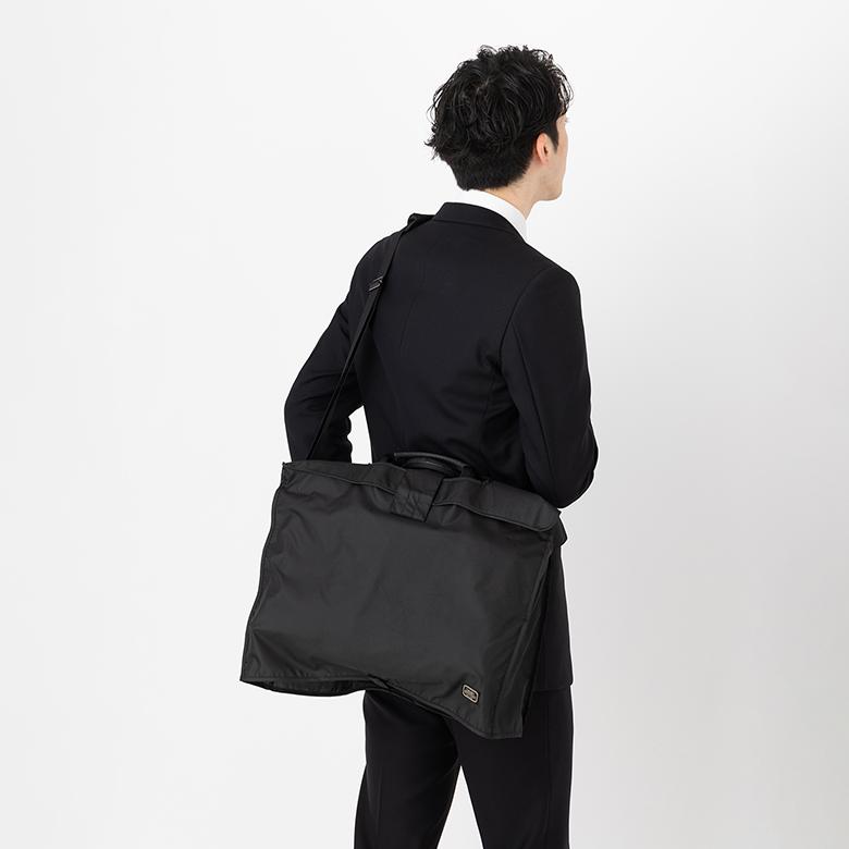 傘屋さんが作った ビジネスバッグカバー ブラック 撥水加工 防水