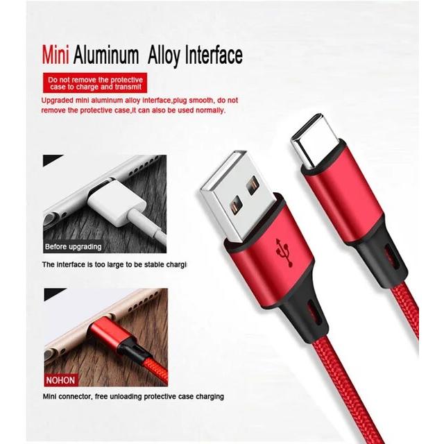 USB Type C ケーブル Xiaomi Huawei P20 P30 Mate 30 40 Samsung A50 A51 A52 A71 S9｜liefern｜14