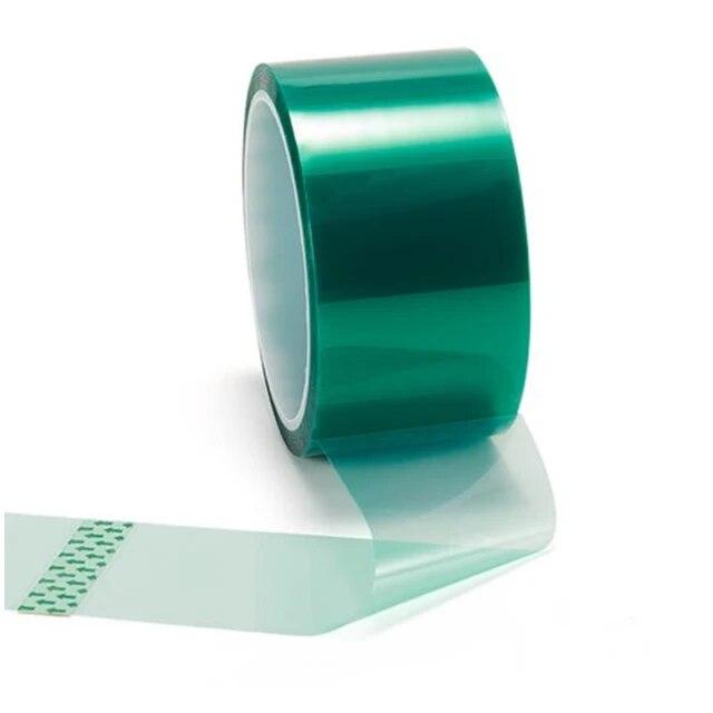緑色のペットテープ、耐熱性、高温、PCB電気メッキ断熱保護用マスキングシールド、33m、5mm-40mm｜liefern｜04