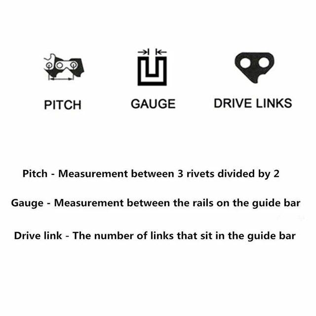 チェーンソーのガイド,4 "ミニチェーンソー,1/4" ピッチ.043 "ゲージ28ドル,セミタイプの電気チェーンソーチェーン,スペアパーツ,木｜liefern｜18