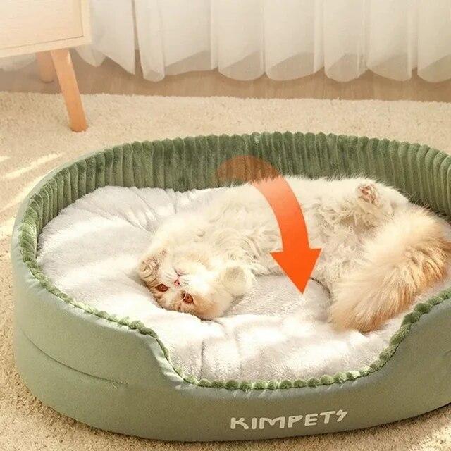 ペット用の暖かい寝袋,犬,猫,防水ソファ,子犬のキネル,毛布,柔らかく,耐久性,取り外し可能,家庭,冬｜liefern｜04