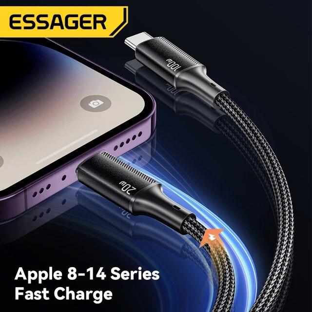 Essager-USB Type-Cケーブル100W,充電器付き2-in-1急速充電ケーブル,iPhone,Samsung,Xiaomi用｜liefern｜06