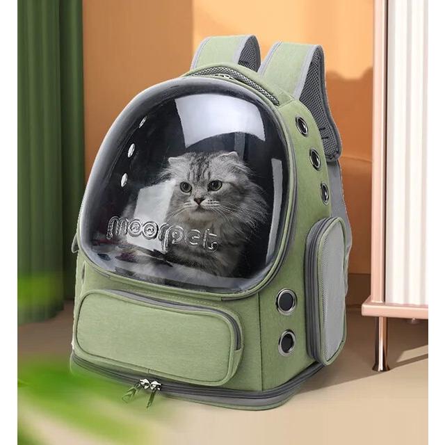 猫用の宇宙飛行士のバックパック,猫の絵が描かれた透明なキャリーバッグ,通気性のある素材,子猫,屋外スペースに適しています｜liefern｜14
