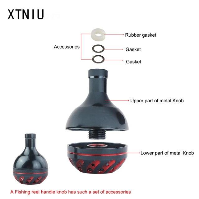 Xtniu-アルミニウム合金製釣り竿ハンドル,サイズ30/35/38mm,7x4x2.5mm,ベアリング付き｜liefern｜22