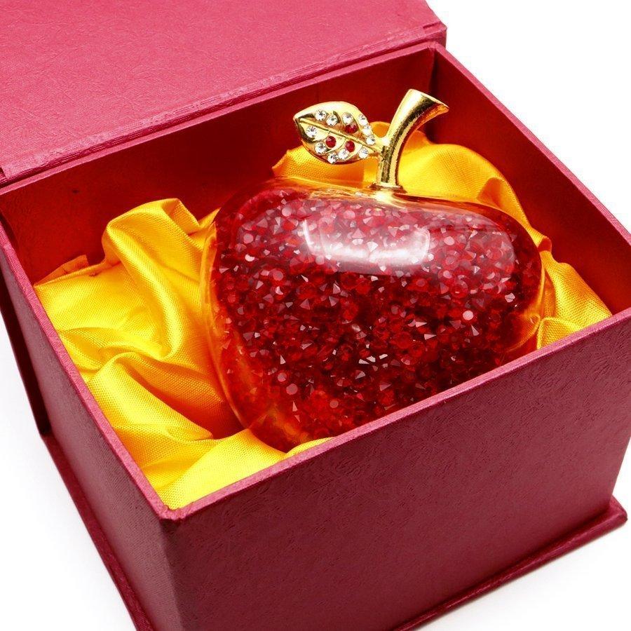 人気ブランド 幸運のリンゴ 置き物 縁起物 林檎 アップル 箱付き 風水 幸福 幸運 オブジェ、置き物