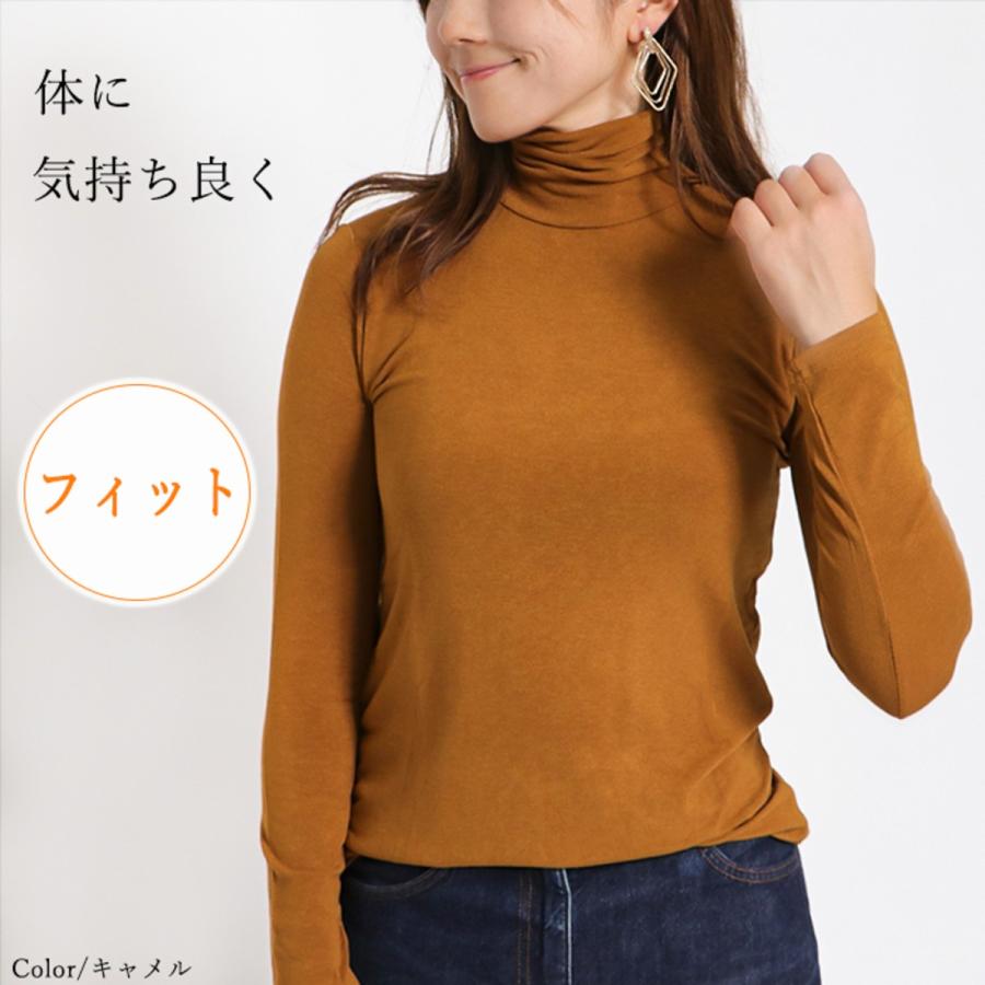 ハイネック インナー レディース 長袖 秋冬春用 トップス カットソーｔシャツ おすすめ 赤 白 黒ストレッチ 海外製ゴルフ スポーツ タートルネック 母の日 |  | 06