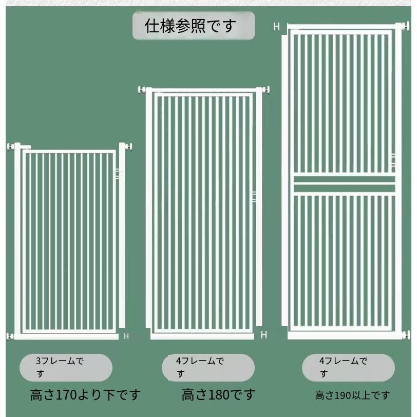 限定品 ペットゲート ペットフェンス ドア付き 全柵間隔犬通り抜け防止 脱走防止 突っ張 【1927051286】(10330円)
