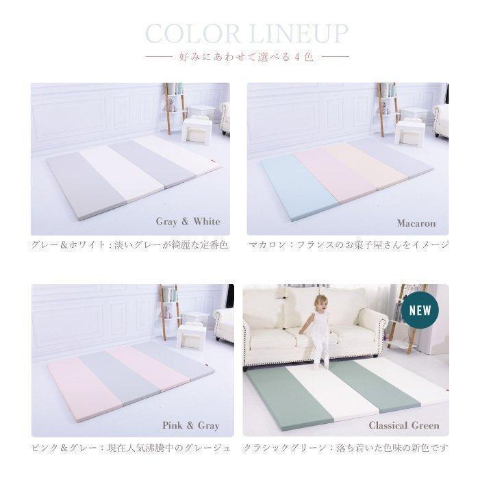 大阪熊 プレイマット 子供用 ジョイントマット 厚手 折りたたみ 防水防音 ベビークッション ノンホルム 落下防止 床暖対応 200×160 