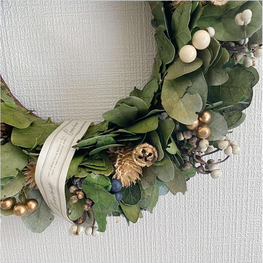 リース ドライフラワー ユーカリ 花 グリーン シック アンティーク 誕生日 新築祝い 開店祝い 母の日 プレゼント インテリア おしゃれ |  | 04