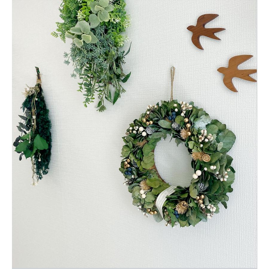 リース ドライフラワー ユーカリ 花 グリーン シック アンティーク 誕生日 新築祝い 開店祝い 母の日 プレゼント インテリア おしゃれ |  | 05