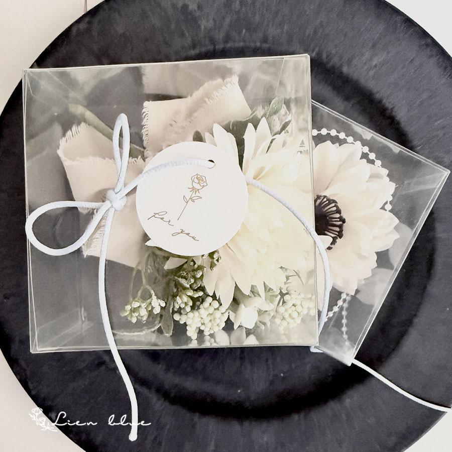 コサージュ カーネーション ラナンキュラス ピンク ホワイト リボン かわいい  春 シンプル　卒業式　入学式　結婚式 |  | 08