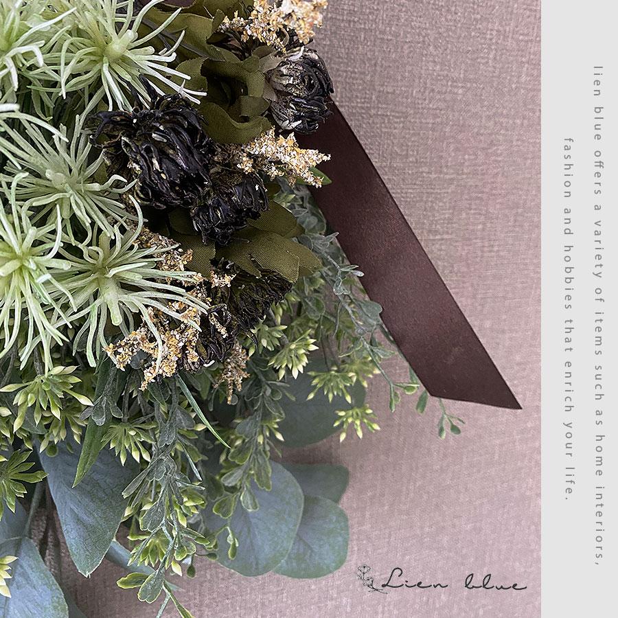 スワッグ フラワー グリーン 造花 アーティフィシャルフラワー 誕生日 新築祝い 開店祝い 新居 結婚 母の日 プレゼント インテリア |  | 01