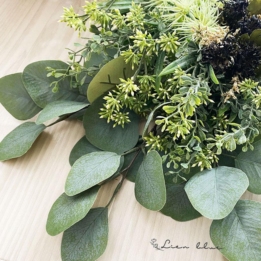 スワッグ フラワー グリーン 造花 アーティフィシャルフラワー 誕生日 新築祝い 開店祝い 新居 結婚 母の日 プレゼント インテリア |  | 04