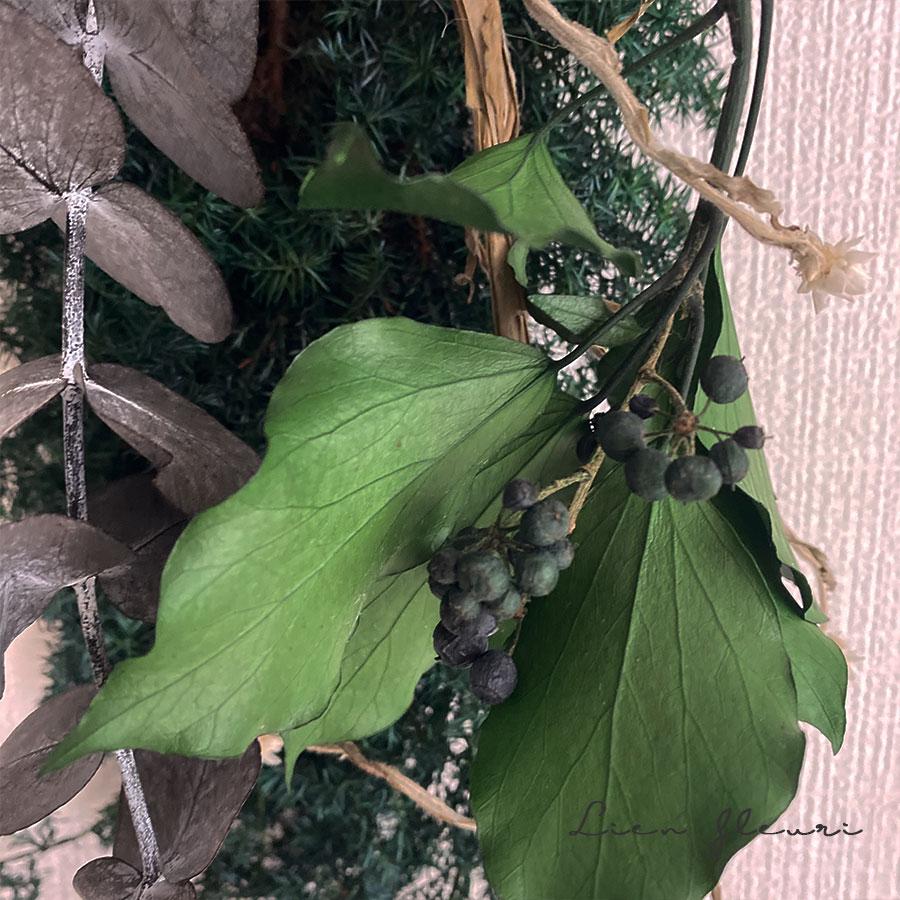 スワッグ ドライフラワー グリーン 小花 プリザーブドフラワー 木の実 インテリア 壁 ユーカリ お祝い 母の日 プレゼント |  | 06