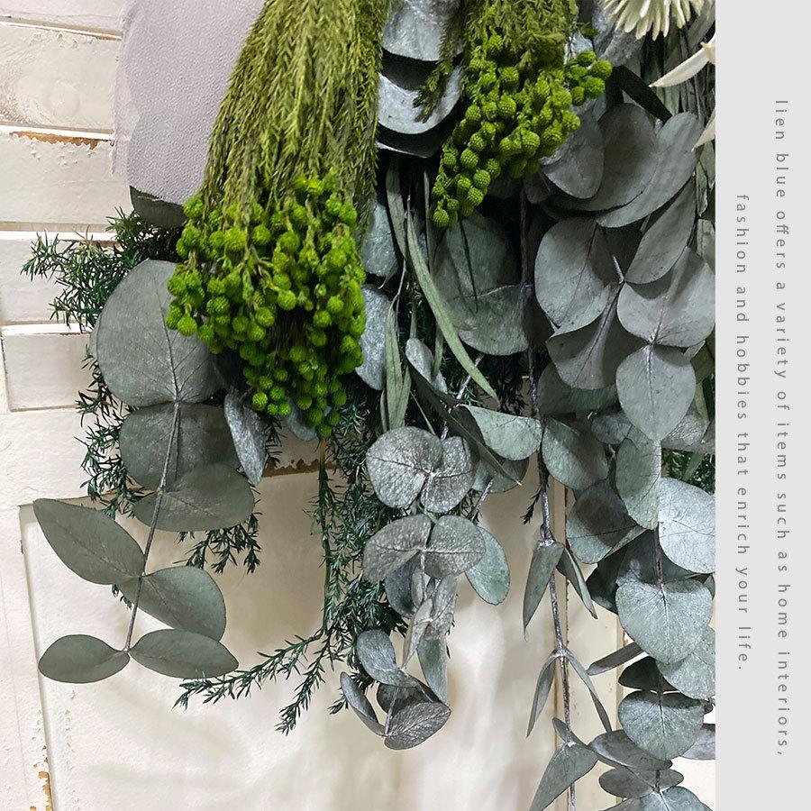 スワッグ フラワー プリザーブドフラワー グリーン 母の日 プレゼント |  | 01