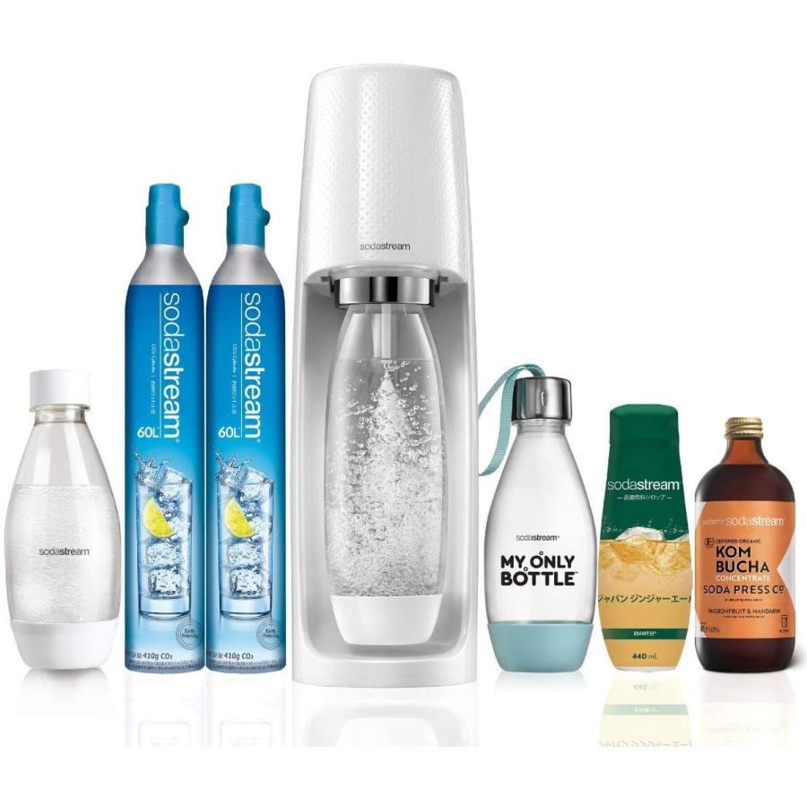 在庫あり 即納 ソーダストリーム Spirit 白 スターターキット 予備用ガスシリンダー付き特別パッケージ 注目の Zoetalentsolutions Com