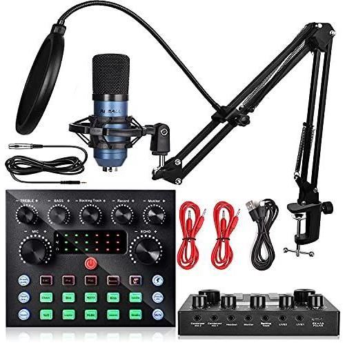激安特価 ボイスチェンジャー コンデンサーマイク V8s Sound Card With Condenser Mic Set サウンドカード Blue リアンリアン 通販 Yahoo ショッピング 在庫一掃 Www Doctor Plan Com