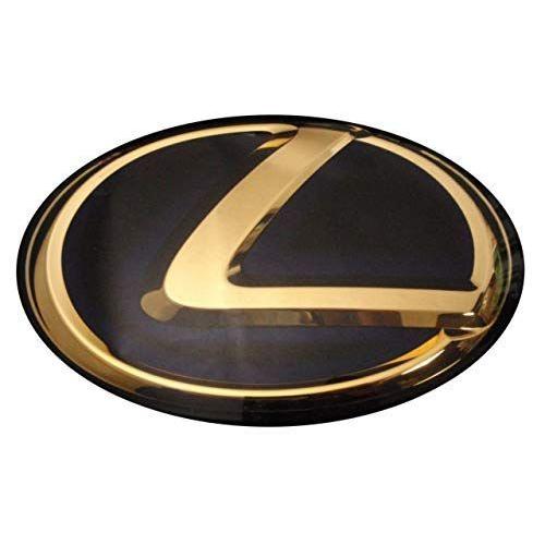 出産祝いなども豊富 レクサス ｕｖｆ４５系 ｌｓ６００ｈ リアンリアンの レクサス 後期 エンブレム ｕｖｆ４５系 ゴールドエンブレム フロント プリクラッシュシステムなし車用 リアンリアン 中古