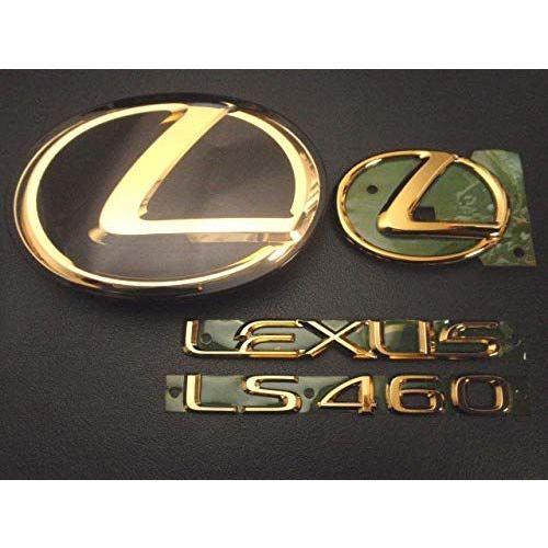 レクサス ｕｓｆ４０系 ｌｓ４６０ 後期 ｕｓｆ４０系 ゴールドエンブレム フロント リア４点 自動車 プリクラッシュシステムなし車用 ｌｓ４６０ 後期 リアンリアン