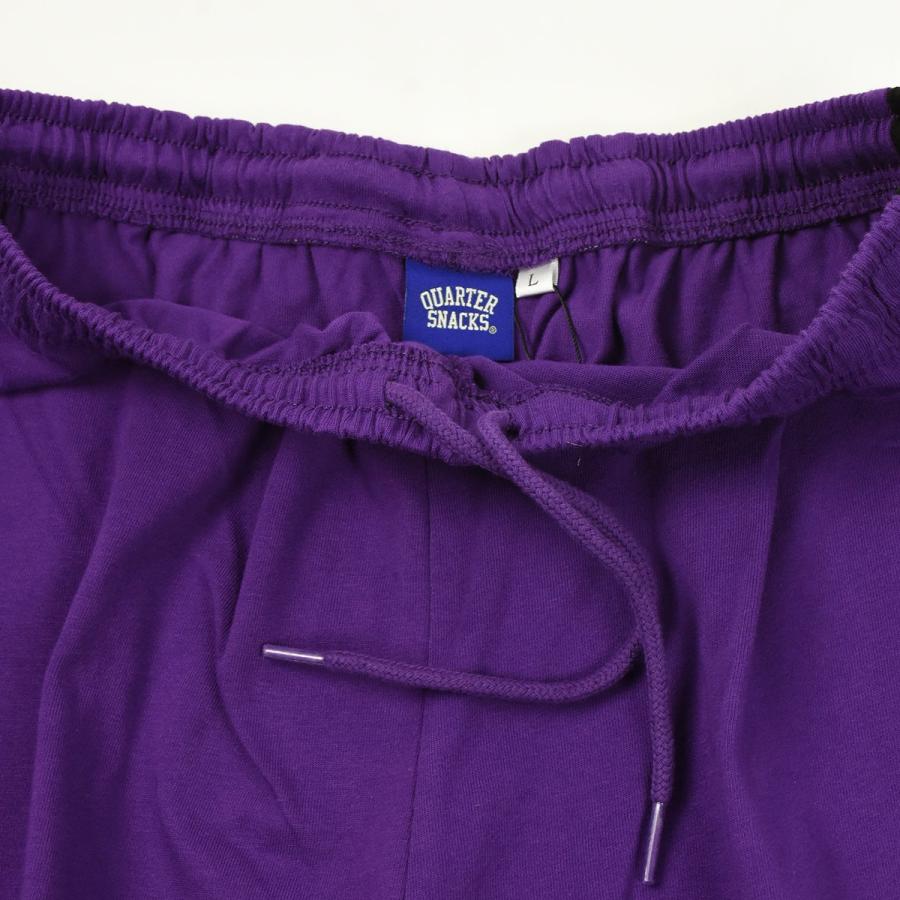 [SALE 20%OFF] QUARTER クォータースナックス NY NEW YORK ニューヨーク sk8 スケート スケボー tシャツ House Short (Black×Purple)｜lieon-share｜03