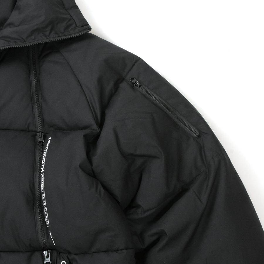 タイトブース TBPR TIGHTBOOTH スケートボード SIX PACK DOWN JKT (Black) コート、アウター