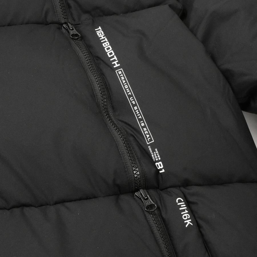 タイトブース TBPR TIGHTBOOTH スケートボード SIX PACK DOWN JKT (Black) コート、アウター