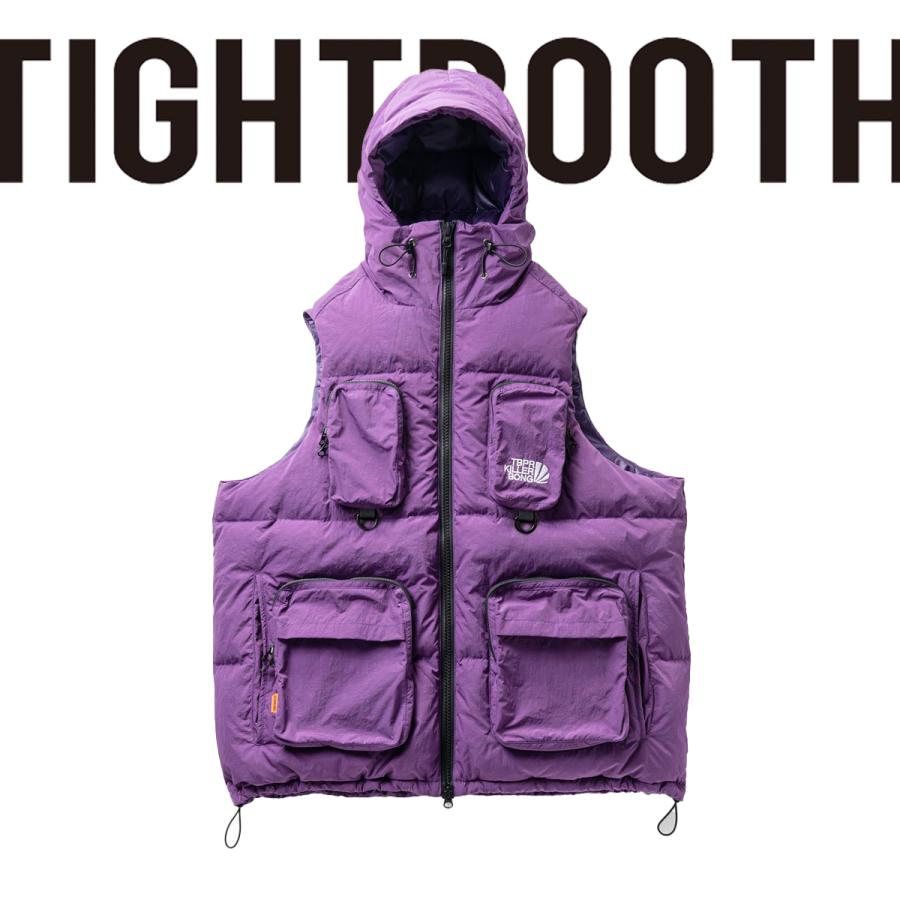 タイトブース TBPR TIGHTBOOTH スケートボード TBKB Utility Down Vest (Purple