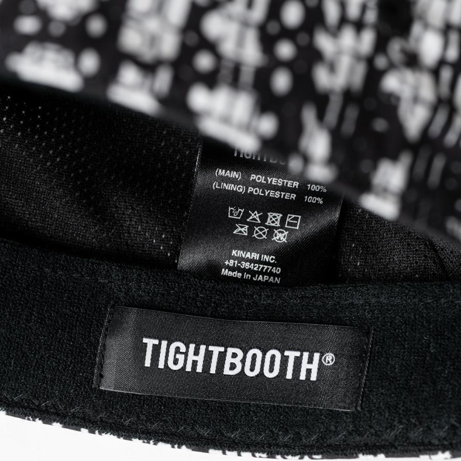 帽子 TIGHTBOOTH BLEEDING LOGO CAMP CAP TIGHTBOOTH | BLEEDING LOGO CAMP CAP | Black | W