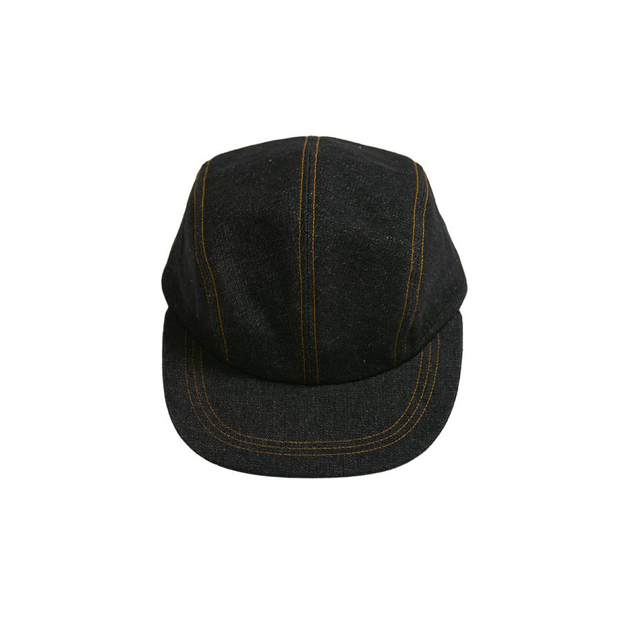 TIGHTBOOTH タイトブース キャップ TIGHTBOOTH Side Logo Denim Camp Cap Black_1