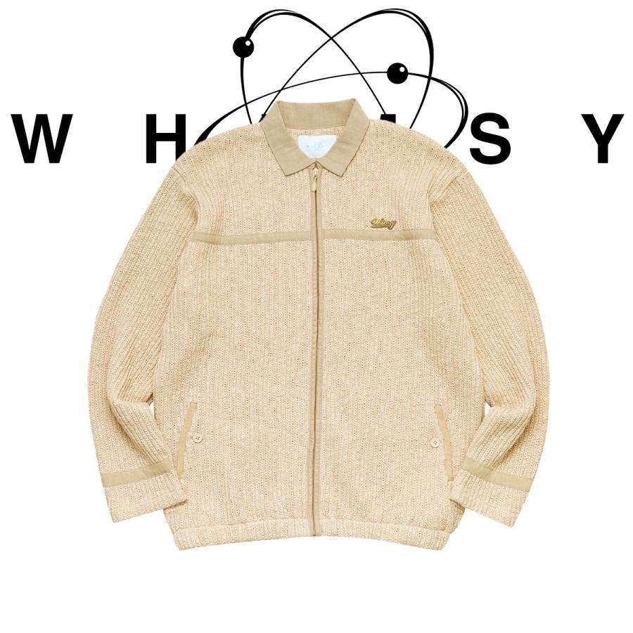 Whimsy Socks ウィムジーソックス Low Gauge Knit Jacket Cream : LION