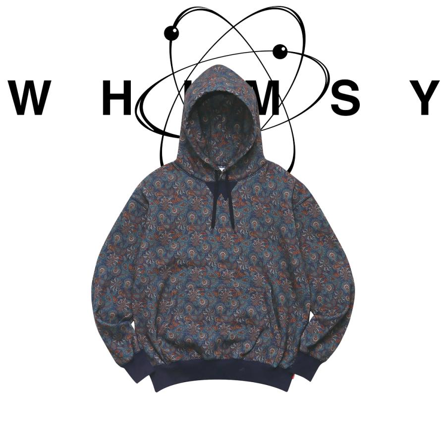 Whimsy ウィムジー スウェットカーディガン ペイズリー L 美品 Whimsy ウィムジー スウェットカーディガン ペイズリー L 美品