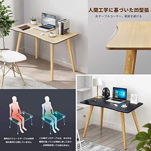 パソコンデスク 勉強机 簡単組立 仕事用・宿?用・勤務用 80CM<em>50CM</em>73CM 木製 パソコンテーブル リモートワーク用 a