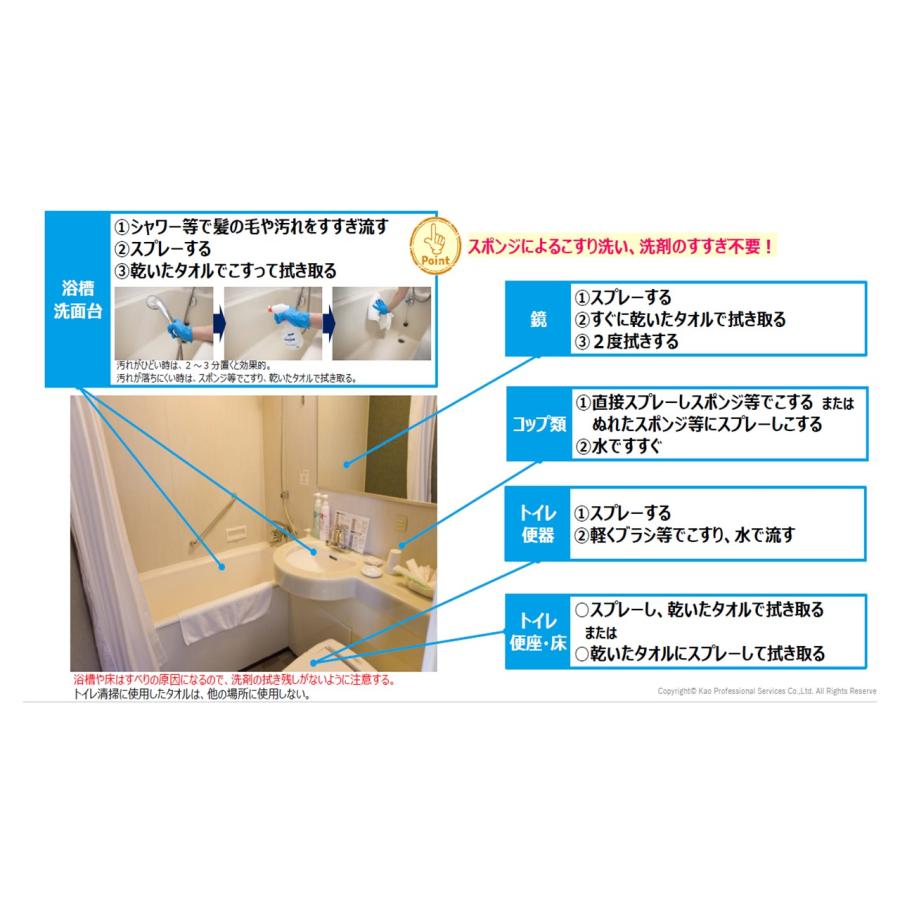 ［ケース販売］花王 楽ナビ ユニットバスクリーナー 4.5L 業務用_2