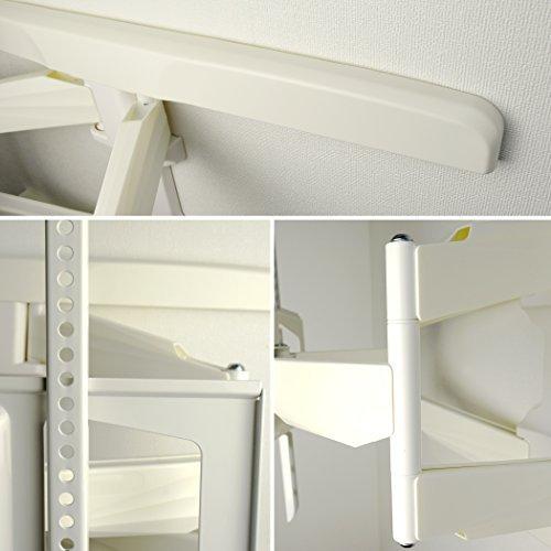 スタープラチナ TVSADVA126LW テレビ壁掛け金具 37-65インチ対応 TVセッターフリースタイルVA126 Mサイズ ホワイト TVセッターフリースタイルVA126 ホワイト スタープラチナ TVSADVA126LW テレビ壁掛け金具 65インチ対応 Mサイズ