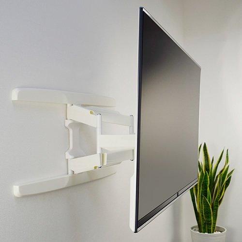 スタープラチナ TVSADVA126LW テレビ壁掛け金具 37-65インチ対応 TVセッターフリースタイルVA126 Mサイズ ホワイト TVセッターフリースタイルVA126 ホワイト スタープラチナ TVSADVA126LW テレビ壁掛け金具 65インチ対応 Mサイズ