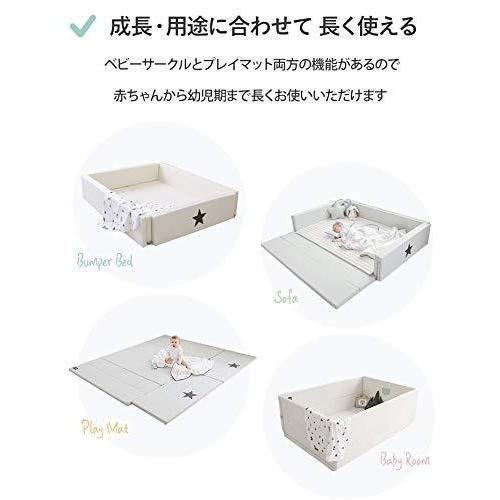 ライフクリエイトワンGGUMBI ベビーサークル マット プレイヤード