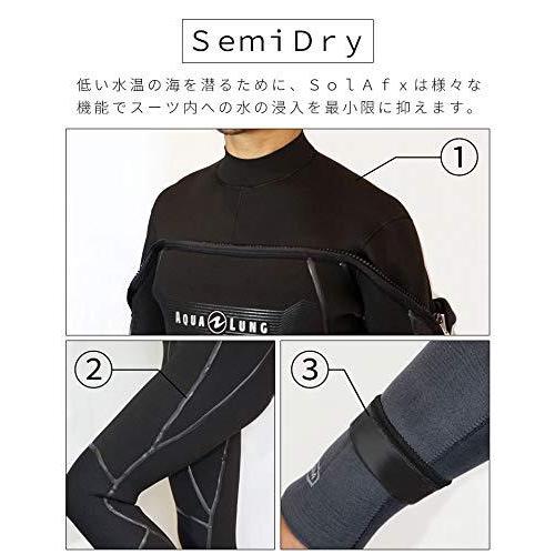 ウェットスーツ ダイビング 用 セミドライスーツ メンズ AQUALUNG